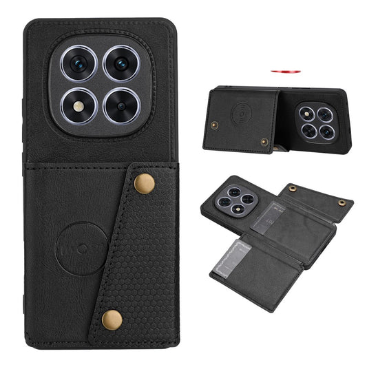 Xiaomi Redmi Note 15 Pro 5G (Global) Handyhülle – mit Kartenfächern, Ständer, Leder + TPU