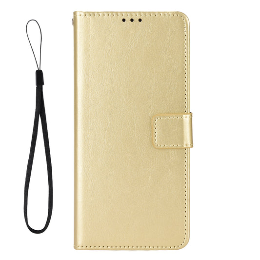 Xiaomi Redmi Note 15 5G (Global) / Xiaomi Redmi Note 15 4G (Global) / Xiaomi Poco M8 5G Wallet-Handyhülle – Redmi Note 15 5G (Global) / Note 15 4G (Global) PU-Lederhülle mit Riemen, Crazy Horse Textur Phone