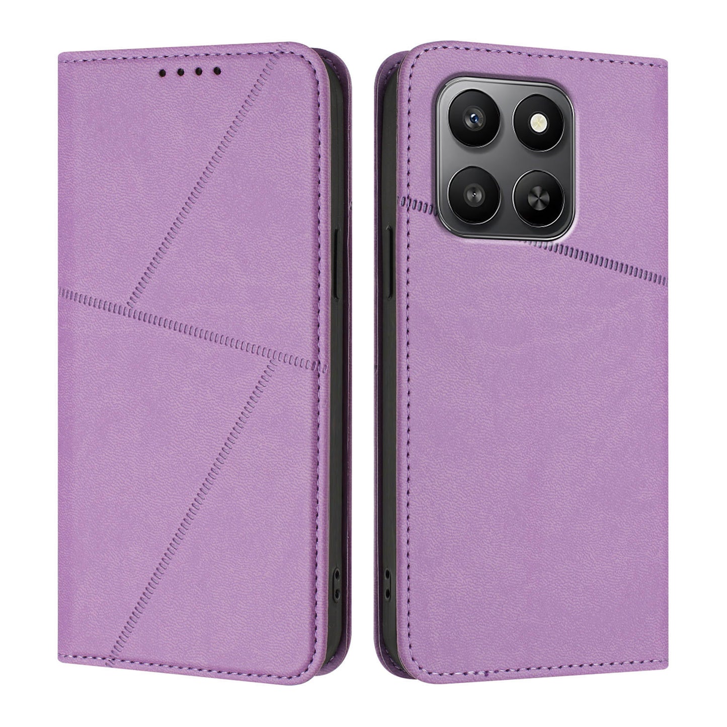 For Honor 400 Smart 5G / 4G / X7d 4G Wallet Case Magnetic Closure Leather Flip Phone Cover with Stand