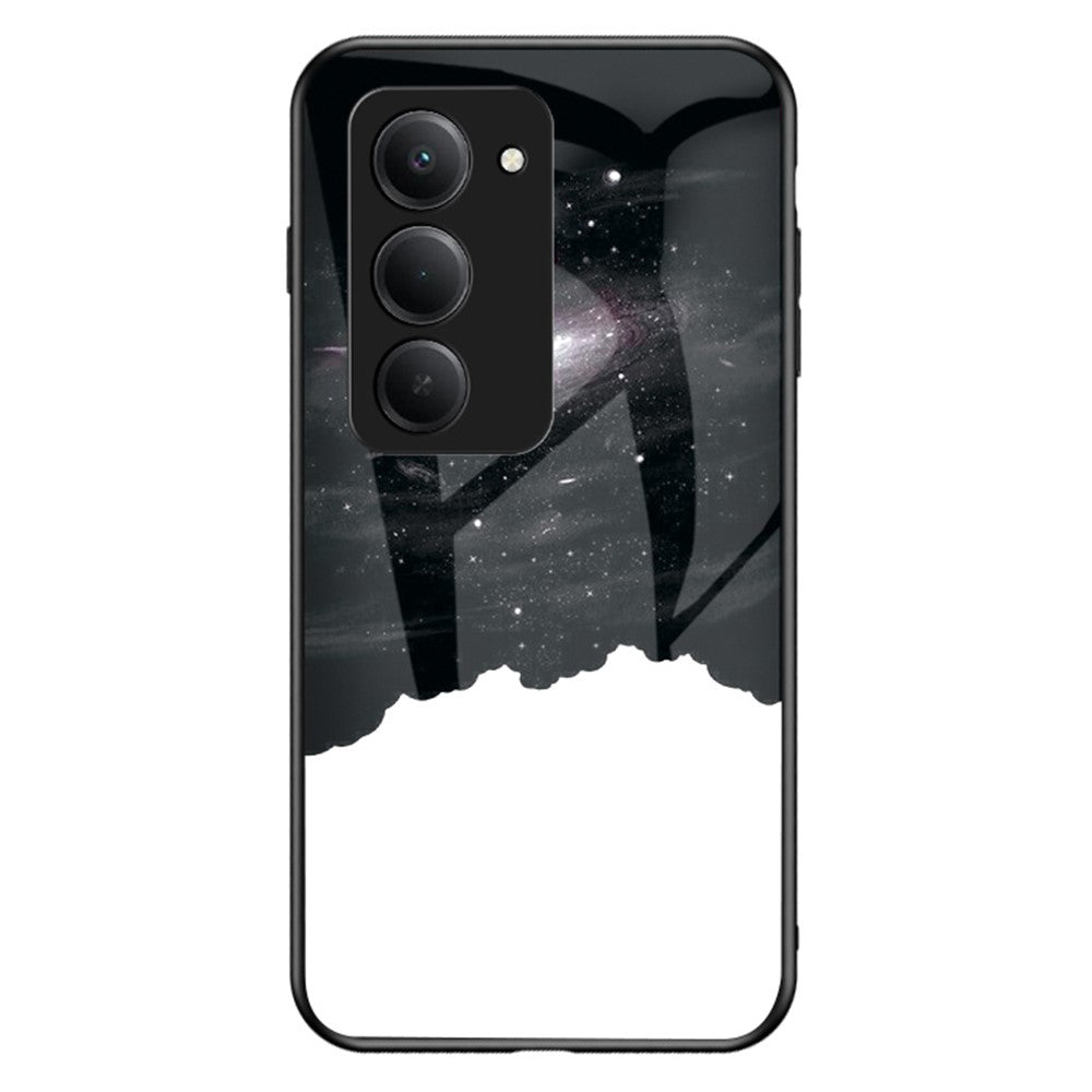 For Xiaomi Redmi 15 5G (Global) (169mm) Case Starry Sky Pattern Tempered Glass Phone Cover