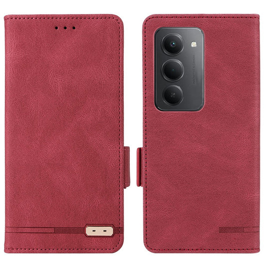 Xiaomi Redmi 15 5G (Global) (169mm) Wallet-Handyhülle – Leder Flip mit Hardware-Dekor