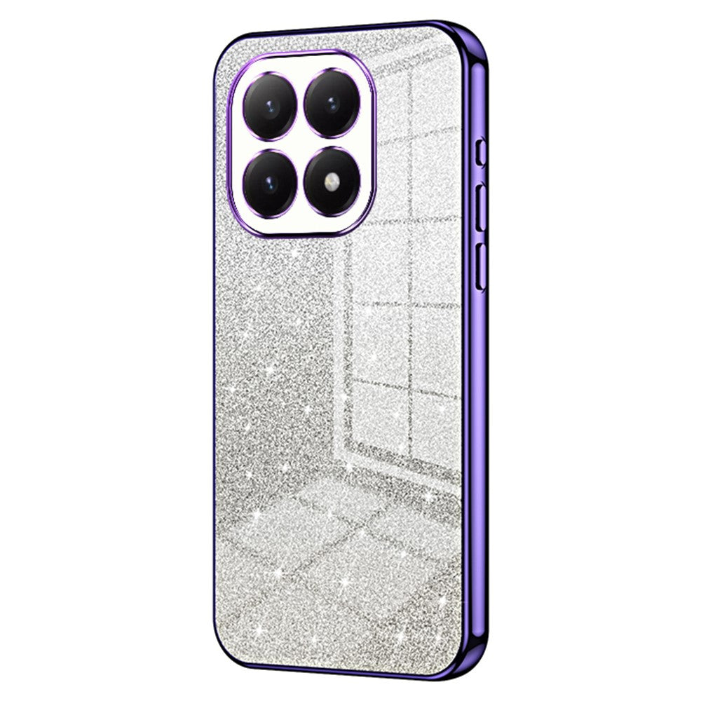 For Xiaomi 15T Case Electroplating Gradient Glitter TPU Phone Cover