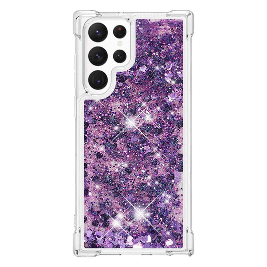 Galaxy S23 Ultra Glitzer-Hülle – Stoßfest & mit Treibsand