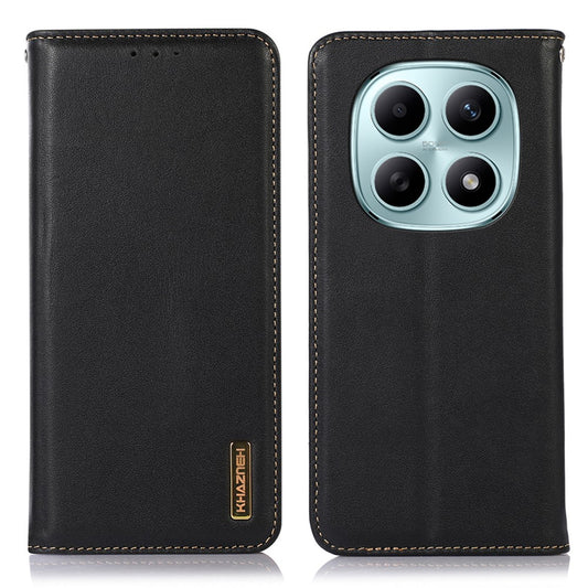Xiaomi Redmi Note 15 5G (Global) / Xiaomi Poco M8 5G Handyhülle – KHAZNEH Redmi Note 15 5G (Global) aus echtem Rindsleder mit Nappa-Textur