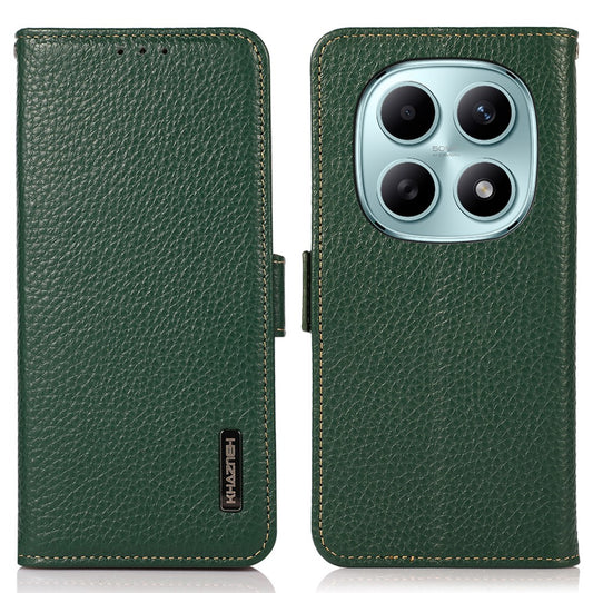 Xiaomi Redmi Note 15 5G (Global) / Xiaomi Poco M8 5G Handyhülle – KHAZNEH Redmi Note 15 5G (Global) aus echtem Rindsleder mit RFID-Blockierung