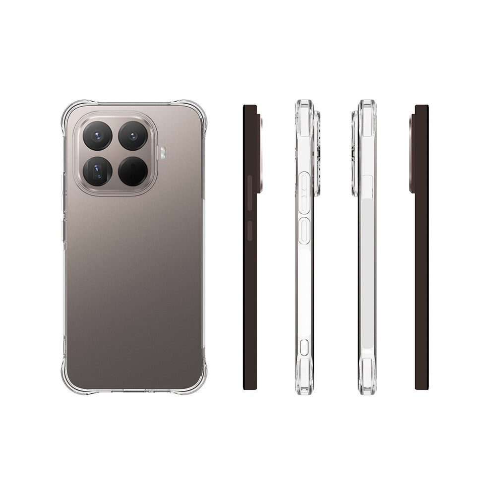 For Xiaomi 15T Pro Clear Case Anti-Shock TPU Phone Cover Reinforced Corners