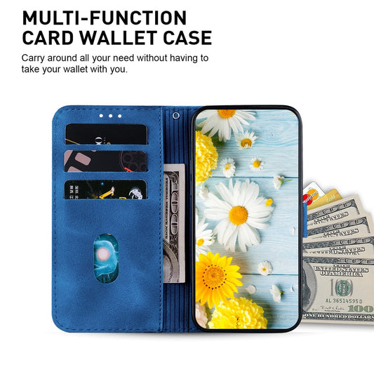 For Honor 400 Smart 5G / 4G / X7d 4G Stand Case Lily Flower Imprint Leather Phone Cover with Wrist Strap