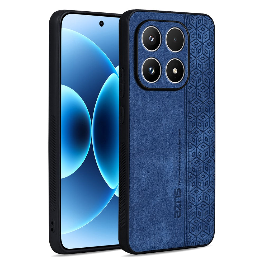 AZNS For Xiaomi 15T Case Protective PU Leather Covered TPU Phone Shell