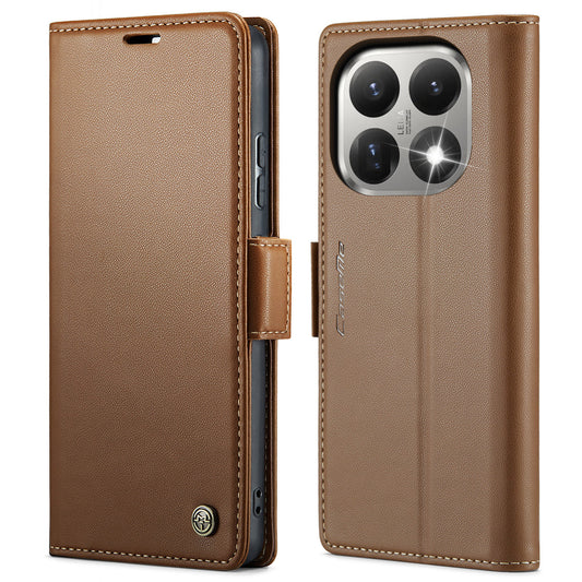 Xiaomi 15T Handyhülle – CASEME 023 Series RFID-blockierende glänzende StandHandyhülle