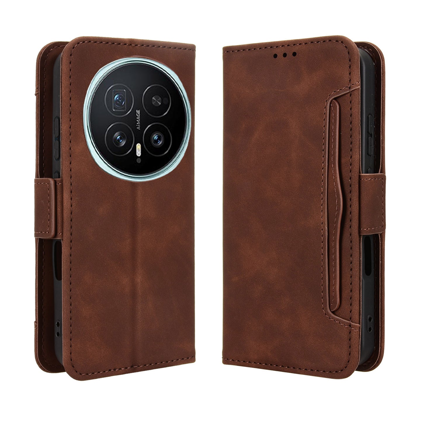 For Honor Magic8 5G Leather Case Phone Wallet Cover with Multiple Card Slots