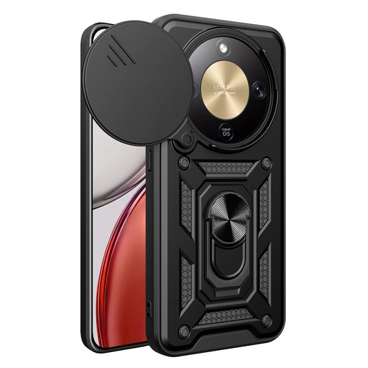 Honor X70 5G / Honor X9d 5G / Honor Magic8 Lite 5G Handyhülle – mit Standfunktion, mit Kamera-Schiebeabdeckung, aus TPU / PC
