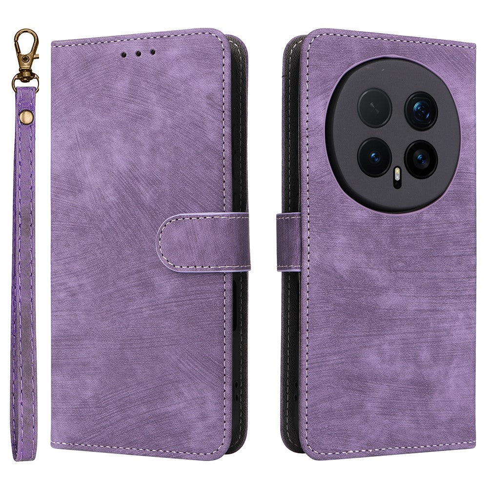 For Honor Magic8 Pro 5G Case Wallet RFID Blocking PU Leather Phone Cover Stand with Strap