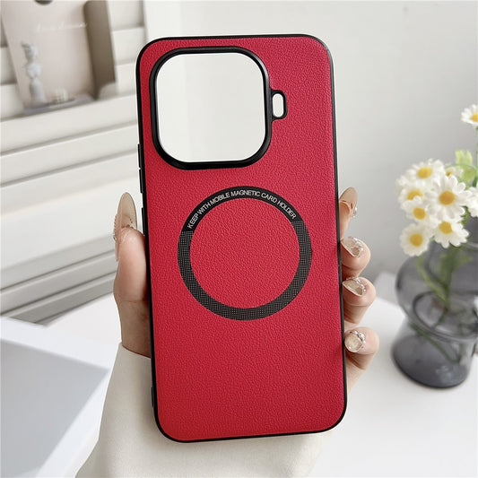 Xiaomi 15T Pro Handyhülle – Magnetisches Gehäuse, stoßfest, PU-Leder + PC-Abdeckung