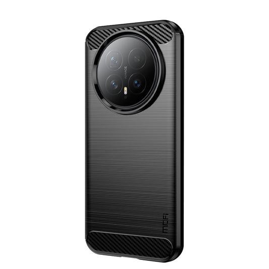 Honor Magic8 5G Handyhülle – MOFI Rückseite mit gebürsteter Textur, weiches TPU-Gehäuse aus Kohlefaser