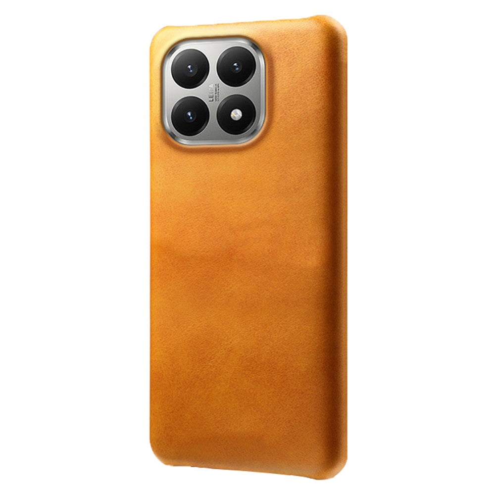 For Xiaomi 15T Case Calf Texture PU Leather Hard PC Protective Phone Cover