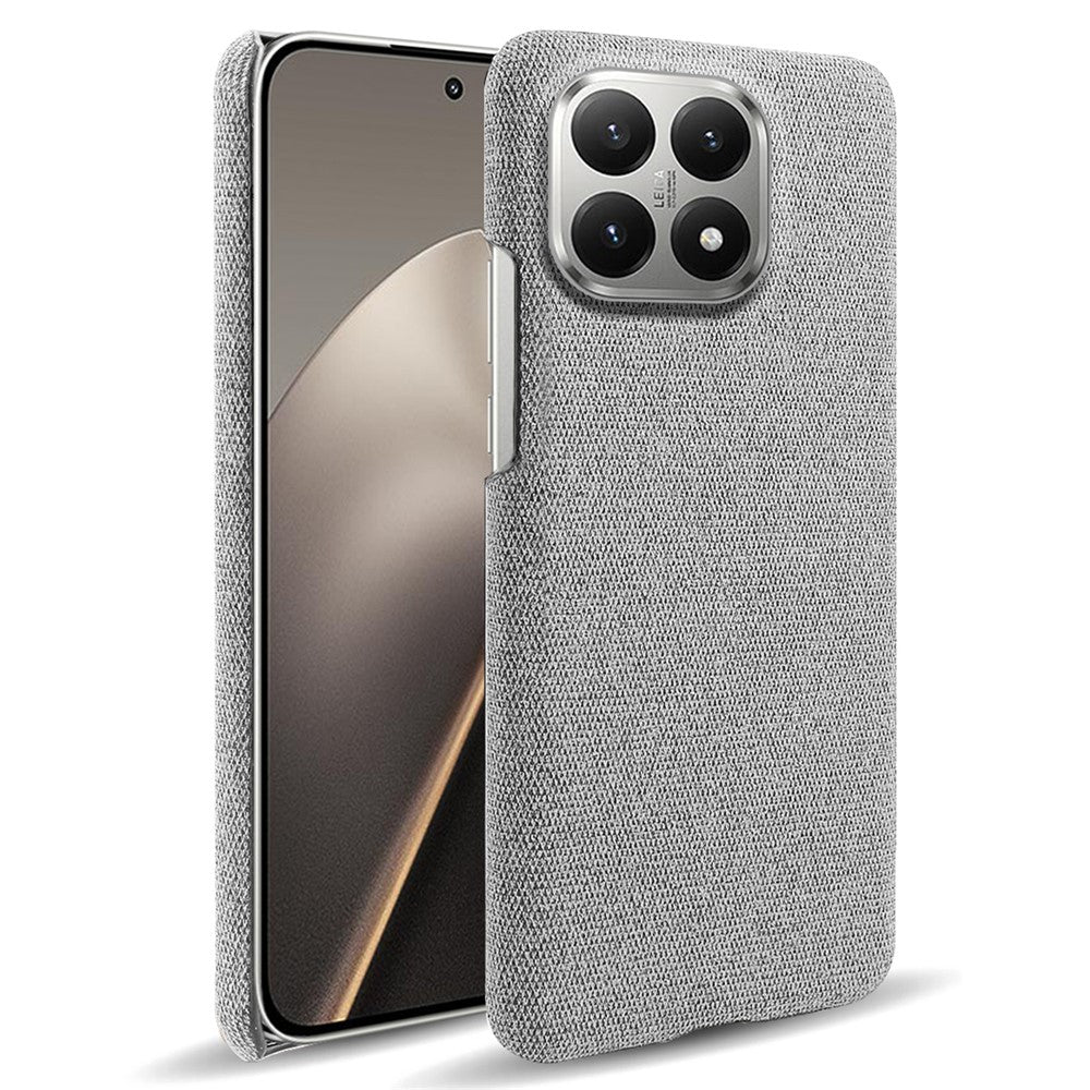 For Xiaomi 15T Phone Case Cloth Texture Anti-Scratch Protective PC Back Cover