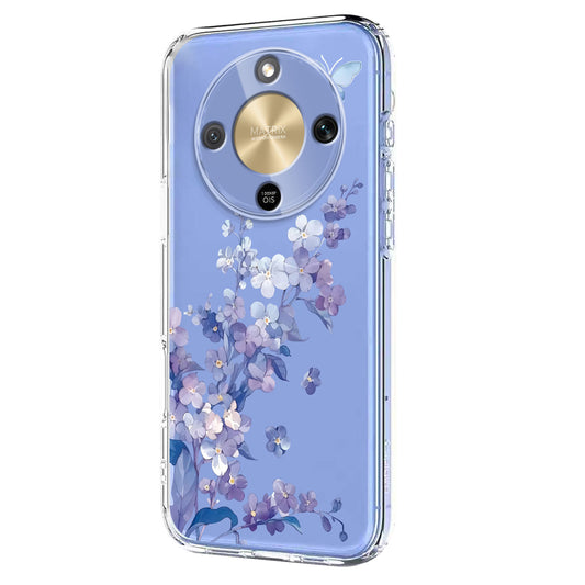 Honor X70 5G / Honor X9d 5G / Honor Magic8 Lite 5G Handyhülle – X9d 5G / X70 5G Schmetterlings-Blumenmuster-Druck TPU