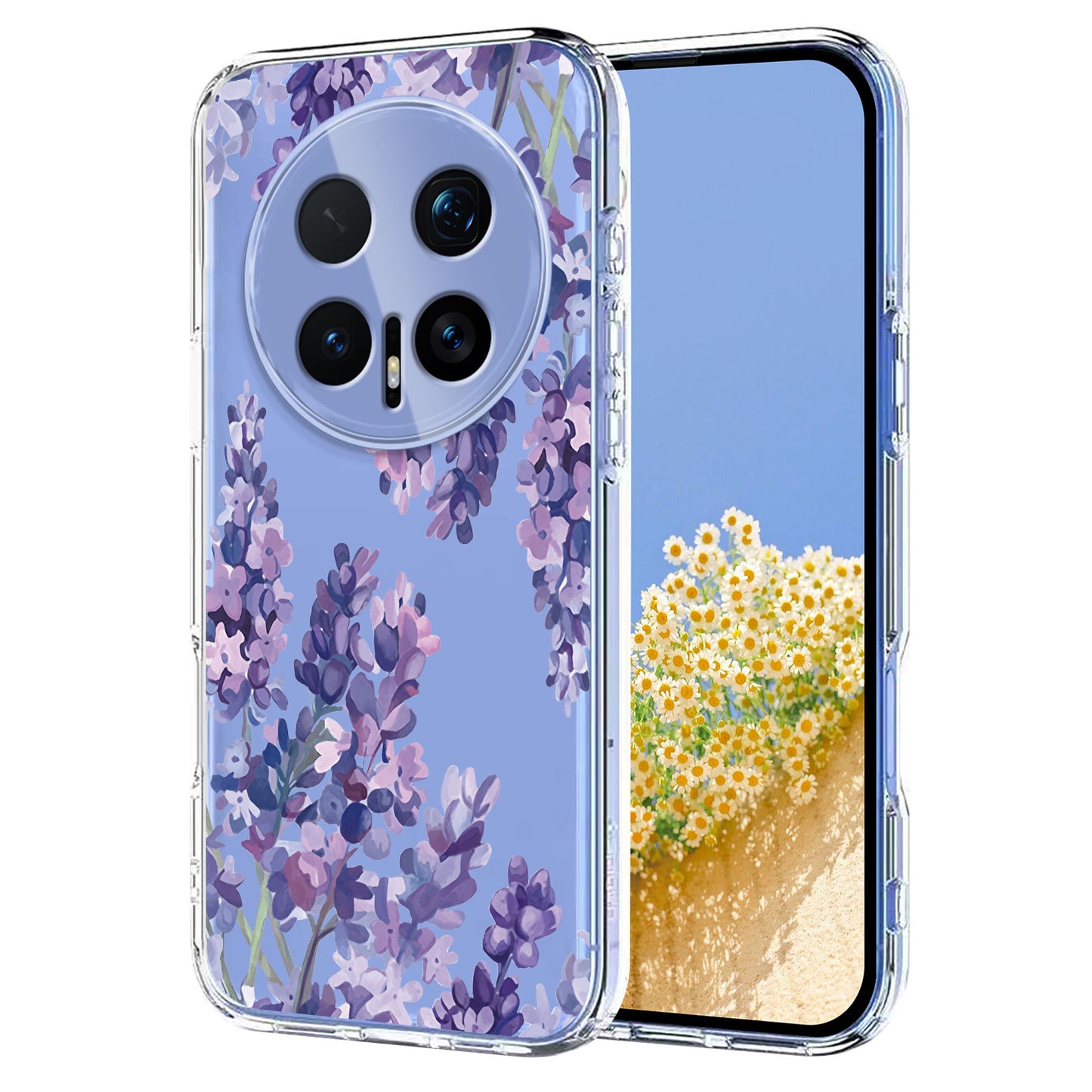 For Honor Magic8 Pro 5G Case Butterfly Floral Pattern Printing TPU Phone Back Cover