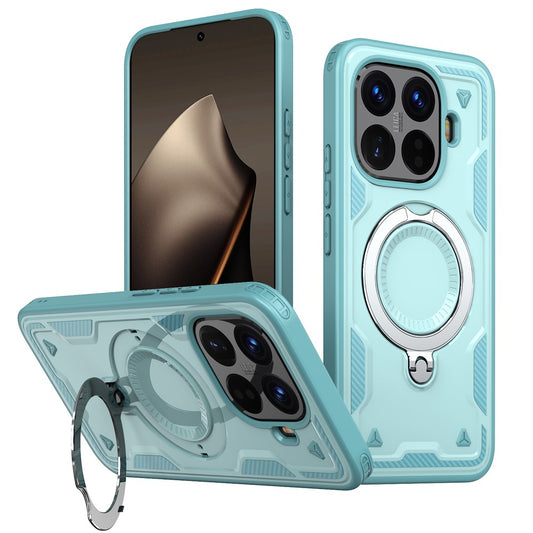 Xiaomi 15T Pro Handyhülle – Magnetische , militärischer Schutz, PC + TPU-Kickstand