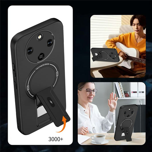Honor X70 5G / Honor X9d 5G / Honor Magic8 Lite 5G Handyhülle – magnetisch, mit Standfunktion, mit angenehmer Haptik, aus TPU / PC