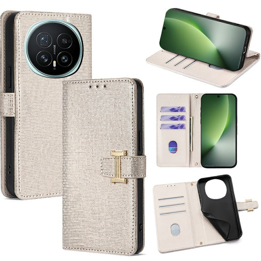 Honor Magic8 5G Handyhülle – Metall-I-Schnalle PU-Leder-Brieftaschen
