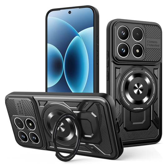 Xiaomi 17 Handyhülle – Magnetische , drehbarer Ständer, TPU + PC