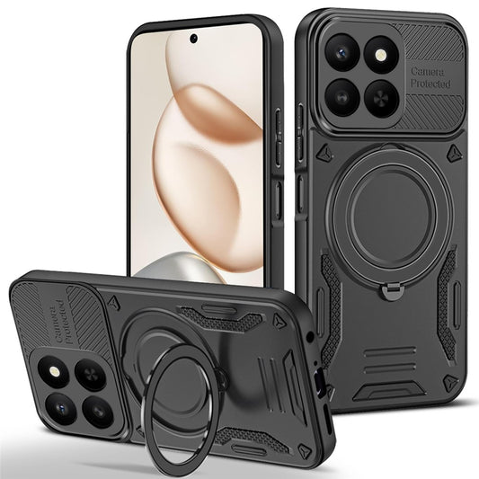 Honor 400 Smart 5G / 400 Smart 4G / X7d 4G / X7d 5G Magnetische Handyhülle – Aus stoßfestem TPU & PC, mit integriertem Ständer