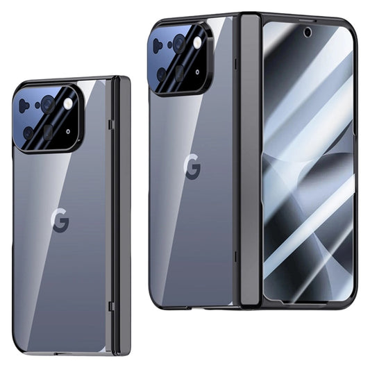 Google Pixel 10 Pro Fold Handyhülle – Gehäuse aus PC + Acryl- mit Displayschutz-Scharnierschutz