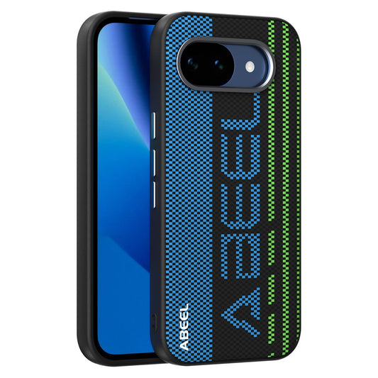 Google Pixel 10a Handyhülle – ABEEL Magnetische , Mikroprägung, 6D-gedruckter PC-TPU-Aluminiumlegierungs-Leder-Telefondeckel