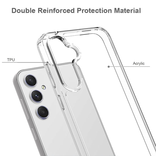 Galaxy A37 5G Handyhülle – Durchsichtige aus TPU und stoßfester Acryl-Rückseite