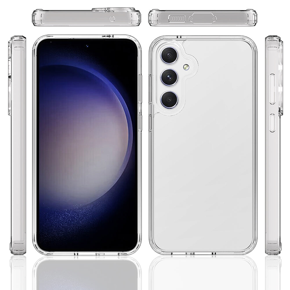For Samsung Galaxy A37 5G Clear Phone Case TPU+Acrylic Shockproof Phone Back Cover