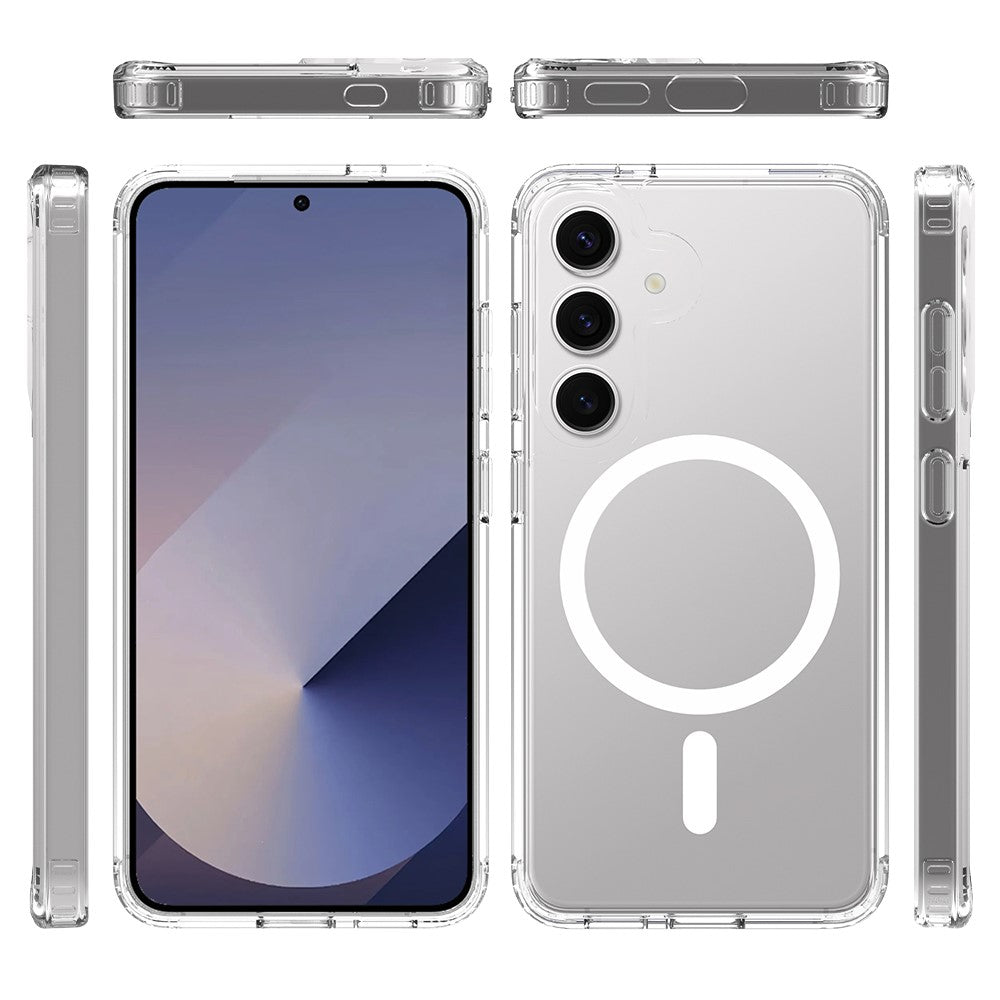 For Samsung Galaxy A57 5G Magnetic Case 2.0mm Scratch Resistant TPU + PC Phone Cover