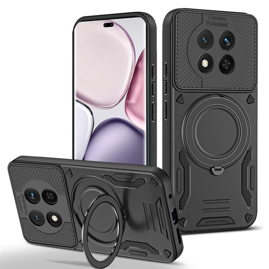 Honor Magic7 Lite 5G / X60 Pro 5G / X9c 5G Magnetische Handyhülle – Aus stoßfestem TPU & PC, mit integriertem Ständer