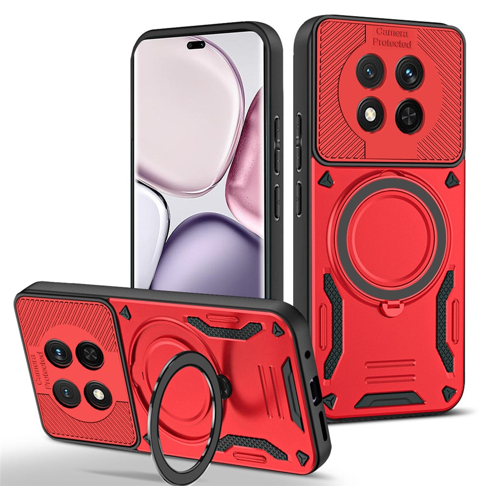 Honor Magic7 Lite 5G / X60 Pro 5G / X9c 5G Magnetische Handyhülle – Aus stoßfestem TPU & PC, mit integriertem Ständer