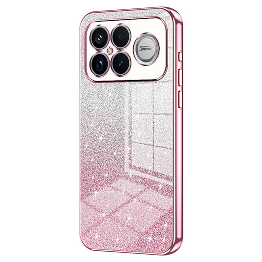Phone Case For Xiaomi Poco F8 Ultra / Redmi K90 Pro Max 5G Electroplating Gradient Glitter TPU Phone Cover