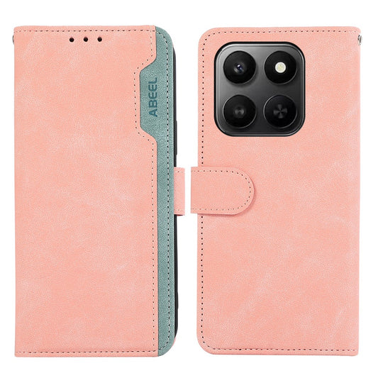 ABEEL Leather Case For Honor X7d 5G / X7d 4G / 400 Smart 4G / 400 Smart 5G Color Splicing Flip Phone Cover RFID Blocking