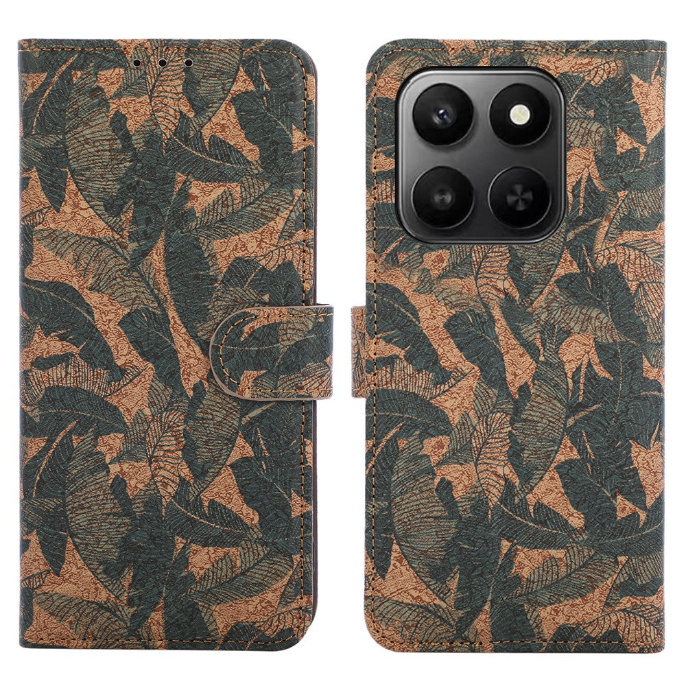 Honor X7d 5G / X7d 4G / 400 Smart 4G / 400 Smart 5G Wallet-Handyhülle – Leder-Geldbörsenhülle im Bohème-Stil, aus TPU-PU, mit Ständer