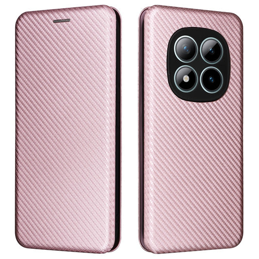 Xiaomi Redmi Note 15 Pro+ 5G (Global) / Xiaomi Poco M8 Pro 5G Handyhülle – Poco M8 Pro 5G , Kohlefaser-Textur, sturzsichere PU-Leder