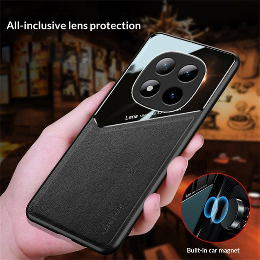 Xiaomi Redmi Note 15 Pro+ 5G (Global) / Xiaomi Poco M8 Pro 5G Handyhülle – für Poco M8 Pro 5G, präzise Aussparung, mit Leder beschichtetes PC + TPU-, integriertes Metallblech