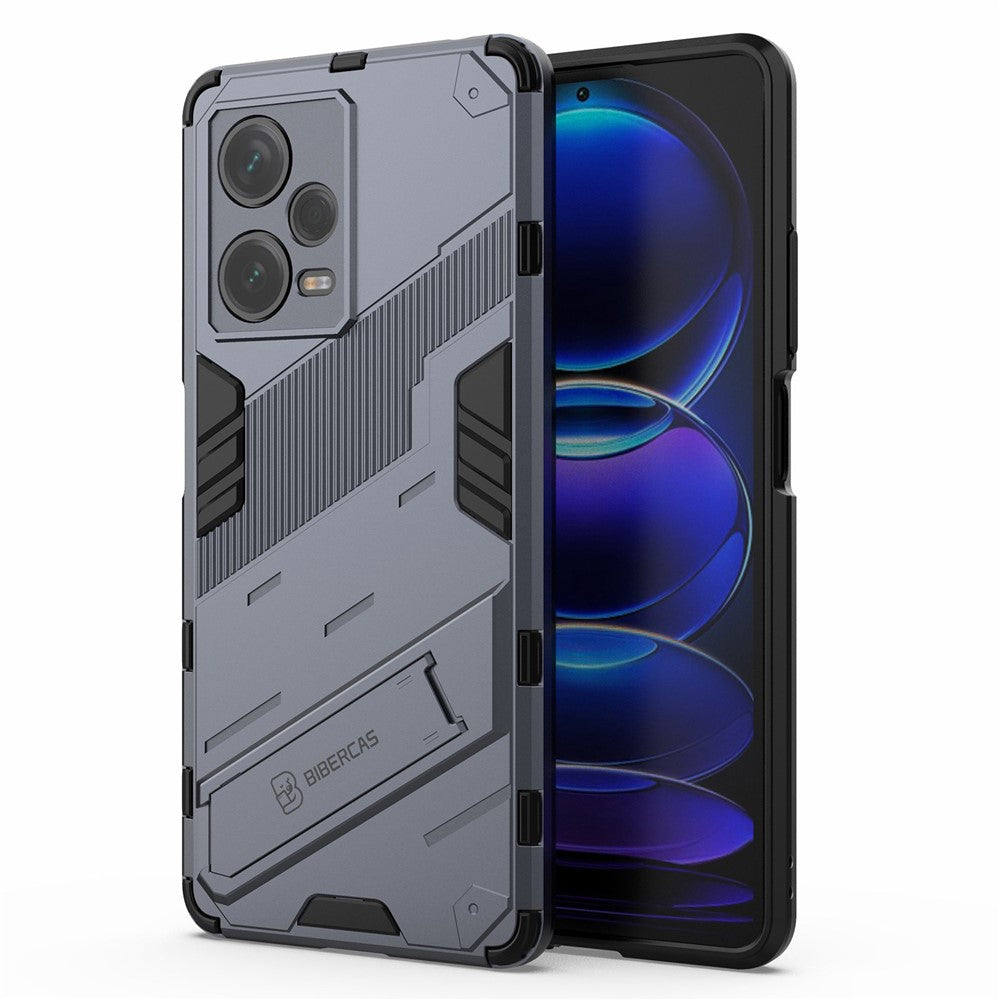For Xiaomi Redmi Note 12 Pro+ 5G Hard PC+Soft TPU Phone Case Drop-proof Kickstand Protective Cover
