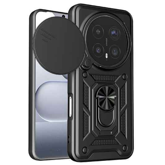 Honor Magic8 Pro 5G Handyhülle – mit Standfunktion, mit Kamera-Schiebeabdeckung, aus TPU / PC