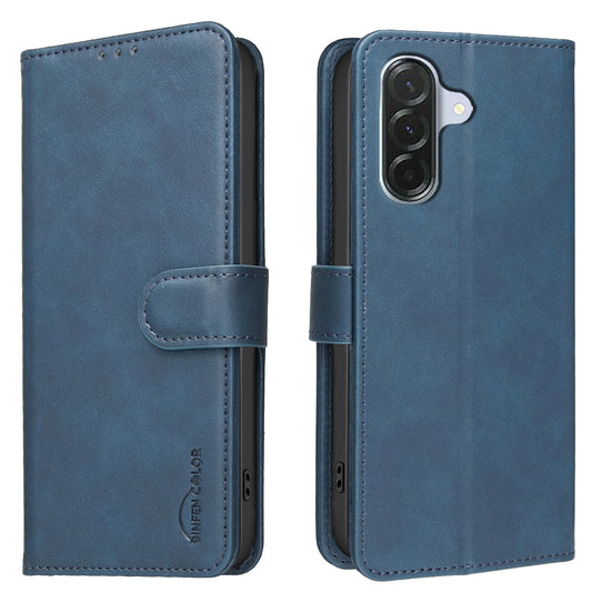 BINFEN COLOR For Samsung Galaxy A26 5G / Galaxy A17 5G / Galaxy A17 4G / Galaxy A27 5G BF37 Case RFID Blocking Wallet Stand Leather Phone Cover