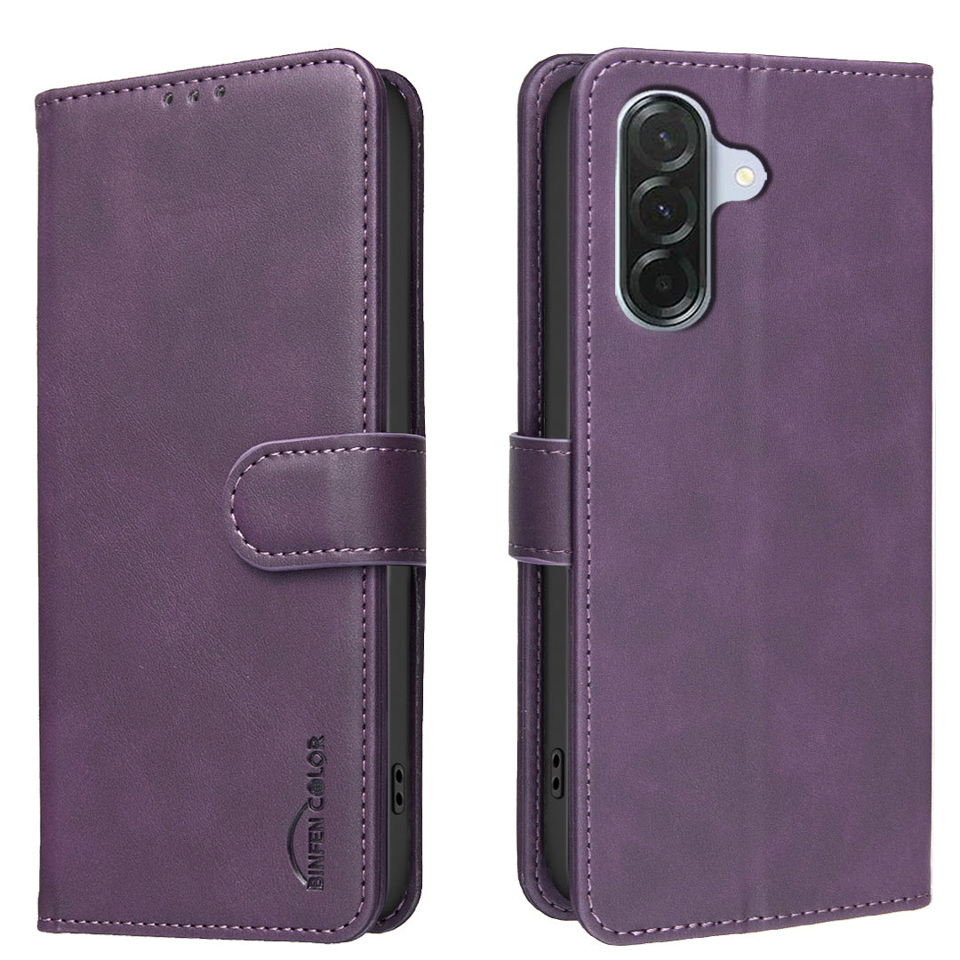 BINFEN COLOR For Samsung Galaxy S26+ BF37 Case RFID Blocking Wallet Stand Leather Phone Cover