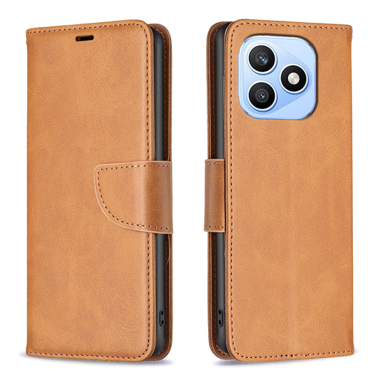 Honor X8d 4G Handyhülle – aus stoßfestem PU-Leder mit Brieftaschen-Kartenfächern