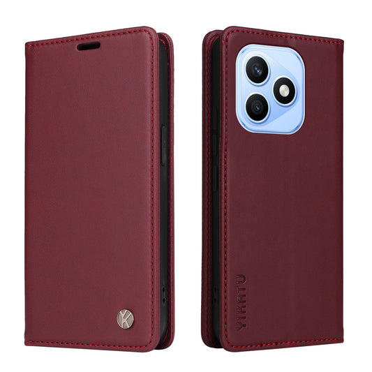 Honor X8d 4G Handyhülle – YIKATU YK-001 Handyhüllen Magnetverschluss PU-Leder