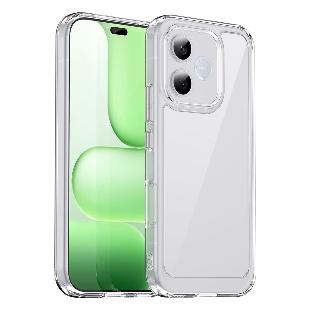 Honor 600 Lite 5G Transparente Handyhülle – Stoßfeste Rückseite, aus TPU & Acryl