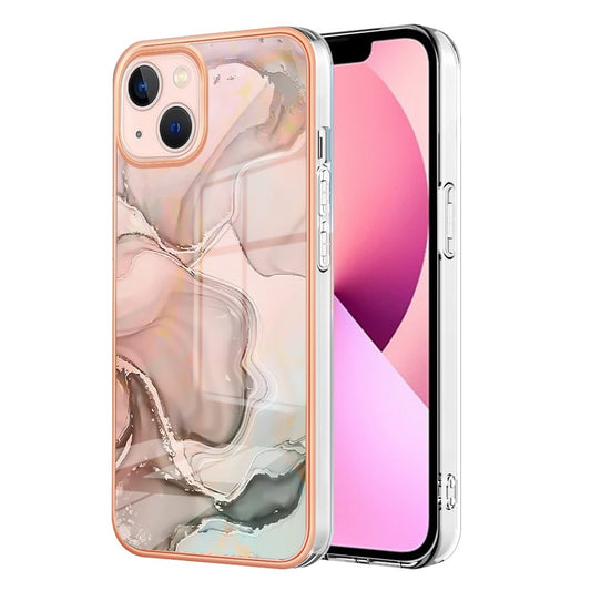 iPhone 13 Schutzhülle – Mit Marmormuster 2,0 mm Galvanik-Rückseite