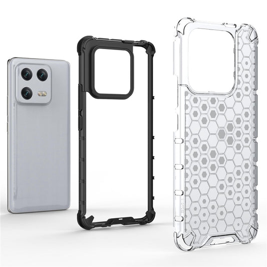Xiaomi 13 Pro 5G Handyhülle – TPU + PC-, Wabenstruktur, kratzfeste Rückseite