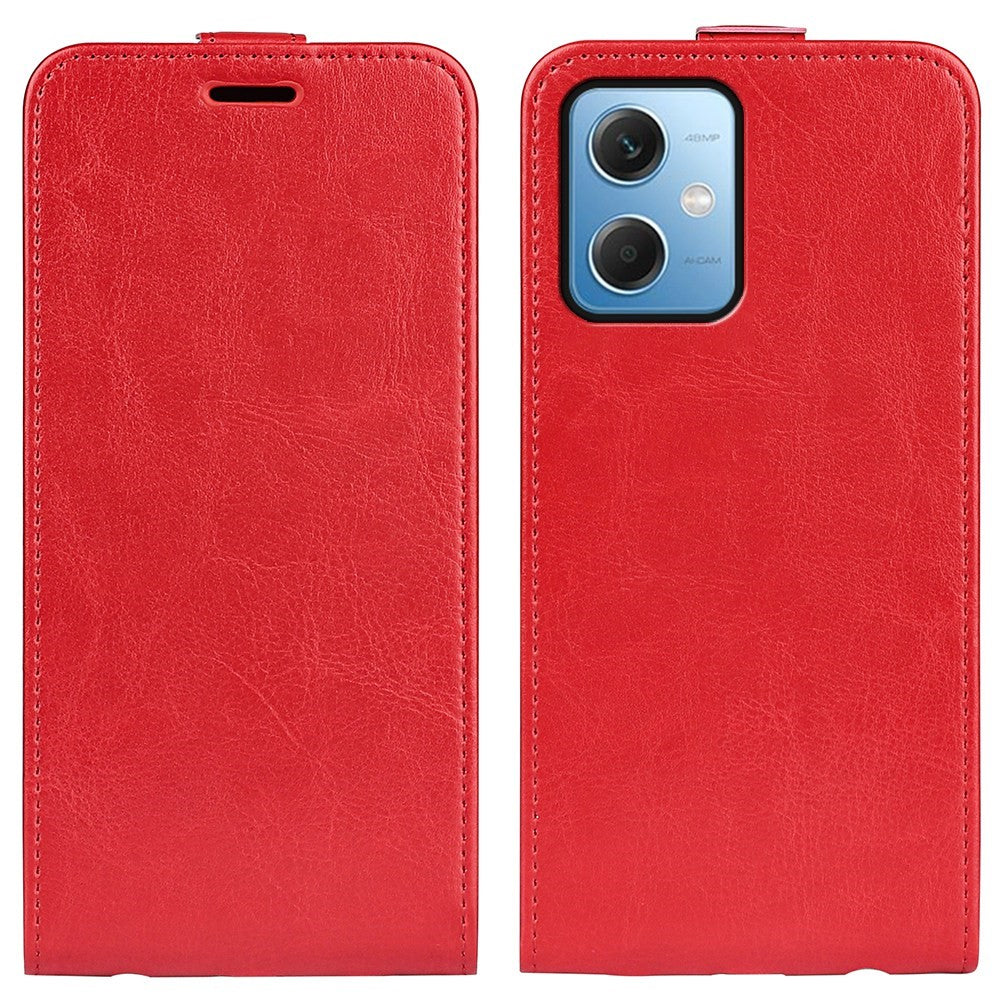 For Xiaomi Redmi Note 12 5G (Global) / (India) / (China) / Poco X5 5G Crazy Horse Texture Card Holder Leather Protective Cover Vertical Flip Case