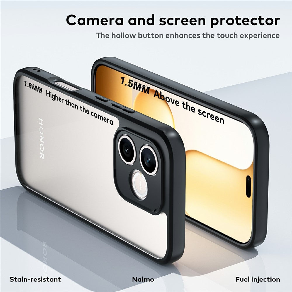 For Honor 600 Lite 5G Phone Case Shockproof PC + TPU Clear Back Cover